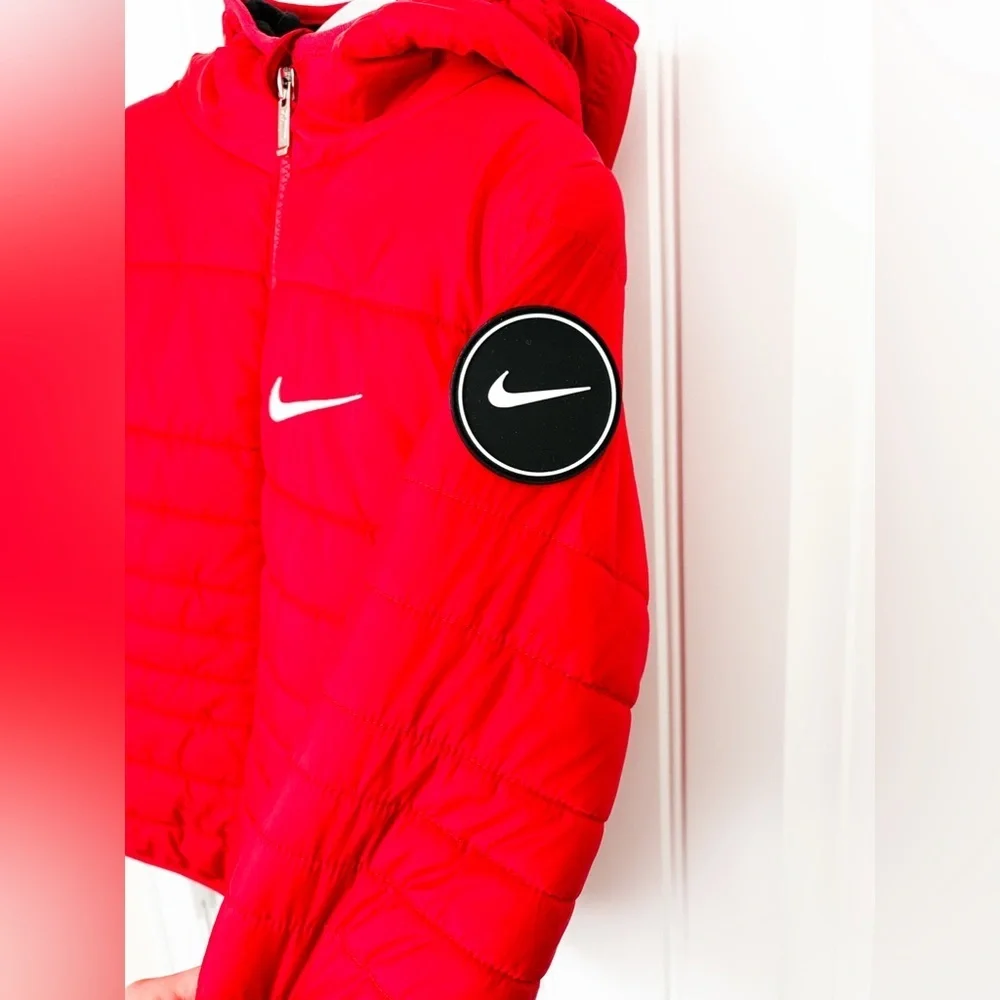 Nike Midweight Kids Puffer Jacket Red Size 4